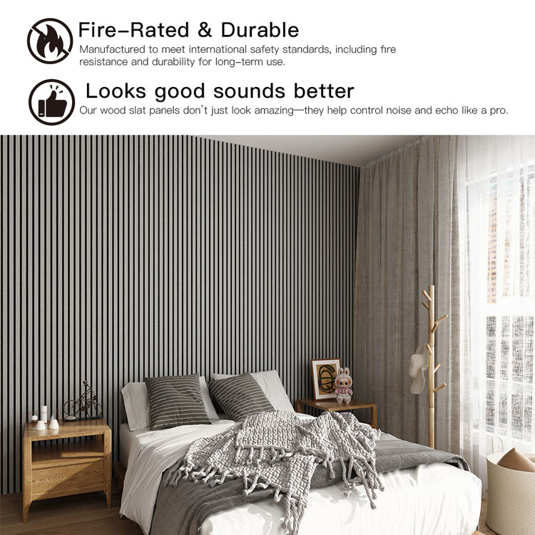 High-Quality Acoustic Wood Slat Panels